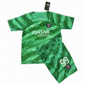 Fotballdrakt Paris Saint-Germain Donnarumma 99 Keeper Barn Hjemmetrøye 2023-2024 Kortermet